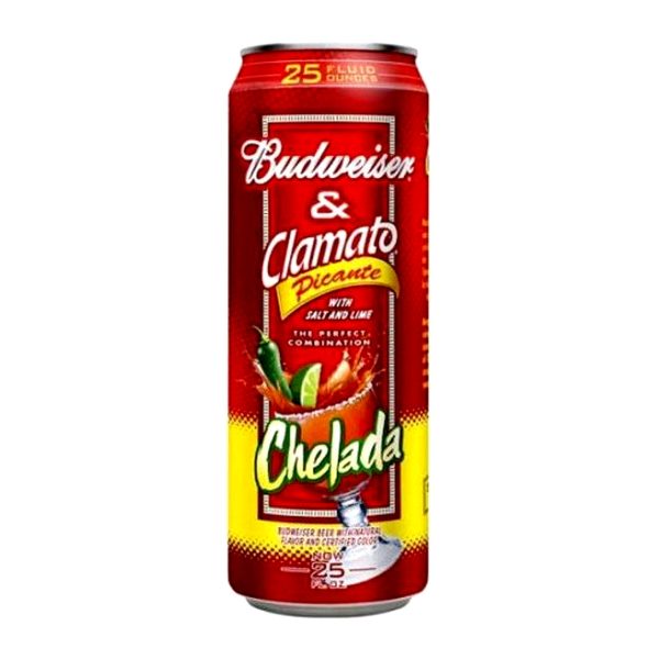 Budweiser Chelada with Clamato Picante 25oz Can