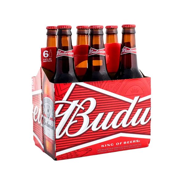 Budweiser – 6 pack bottles
